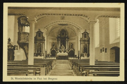 St. Wendelinkirche in Fluh bei Bregenz