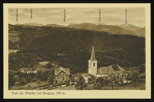 Fluh am Pfänder bei Bregenz, 800 m.