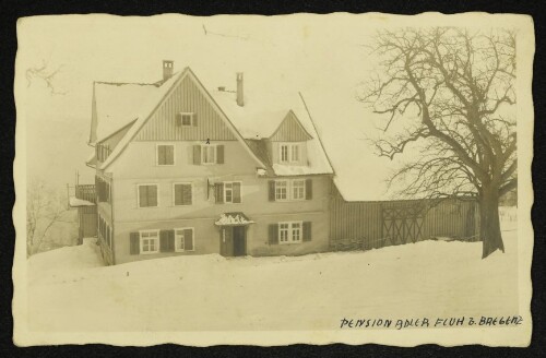 Pension Adler Fluh b. Bregenz