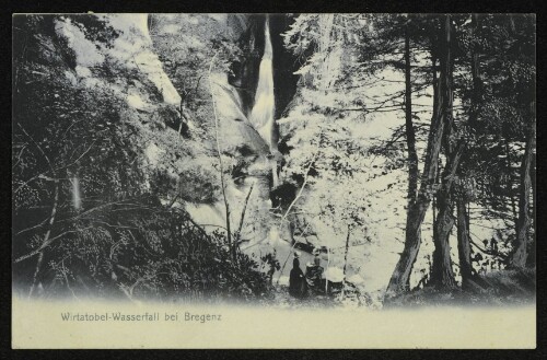 Wirtatobel-Wasserfall bei Bregenz