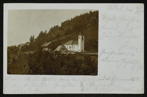 Bregenz-Fluh, Ansicht mit Kirche