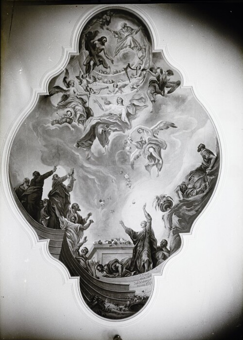 Deckenmalerei in der alten Kirche von Götzis