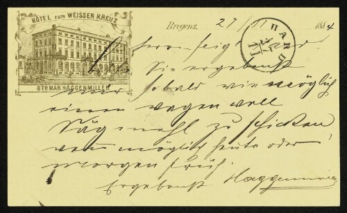 Bregenz, Hotel zum Weissen Kreuz