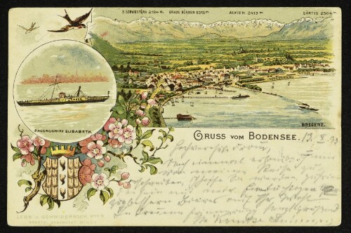 Gruss vom Bodensee. Bregenz