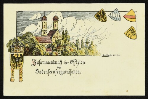 Zusammenkunft der Offiziere der Bodenseeufergarnisonen