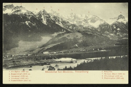 Klostertal bei Bludenz, Vorarlberg