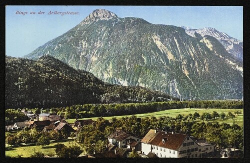 Bings an der Arlbergstrasse.