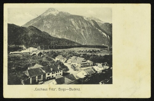  Gasthaus Fritz , Bings-Bludenz