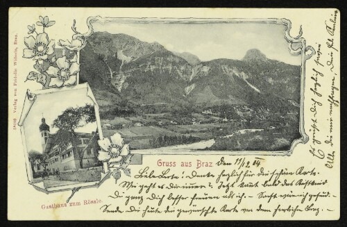 Gruss aus Braz ; Gasthaus zum Rössle