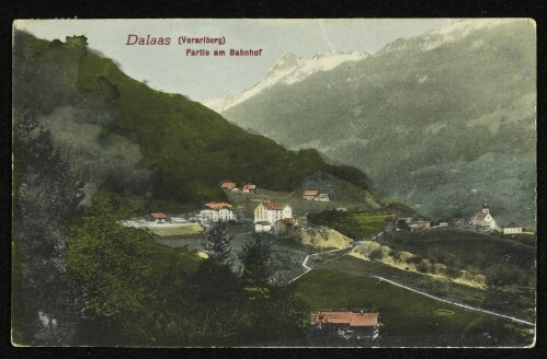 Dalaas (Vorarlberg) - Partie am Bahnhof