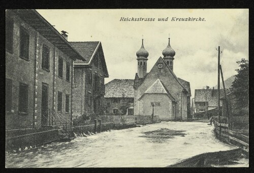 Reichsstrasse und Kreuzkirche