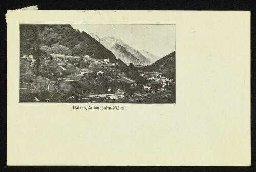 Dalaas, Arlbergbahn 933 m