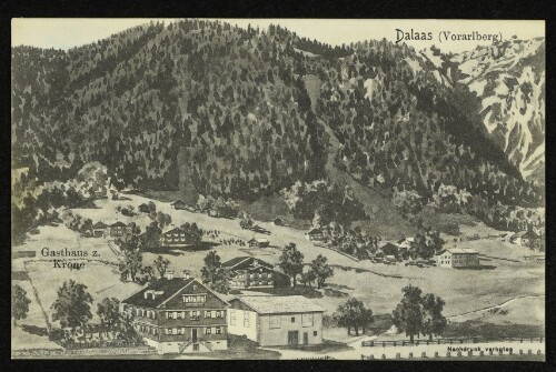 Dalaas (Vorarlberg) : Gasthaus z. Krone