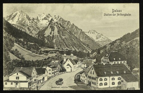 Dalaas : Station der Arlbergbahn