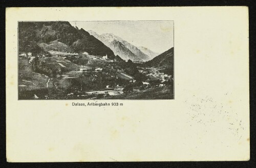 Dalaas, Arlbergbahn 933 m