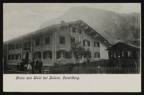 Gruss aus Wald bei Dalaas, Vorarlberg