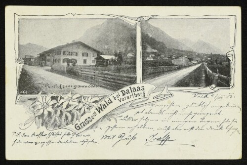 Gruss aus Wald bei Dalaas Vorarlberg