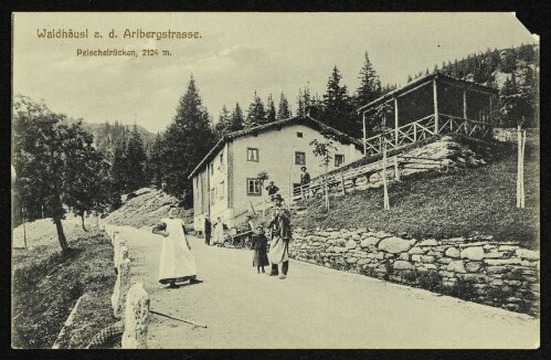 Waldhäusl a. d. Arlbergstrasse : Peischelrücken, 2124 m.
