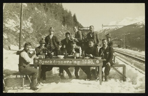 Speckdonnerstag 1928 in Danöfen