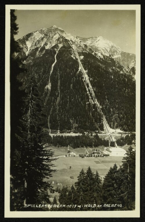 Spullerseewerk, 1019 m - Wald am Arlberg