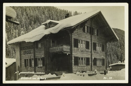 Klösterle am Arlberg. Gasthaus Engel