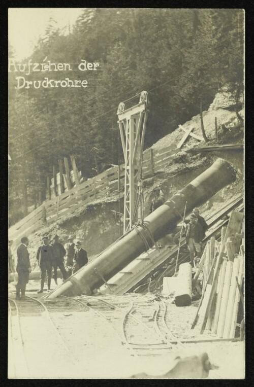 Aufziehen der Druckrohre