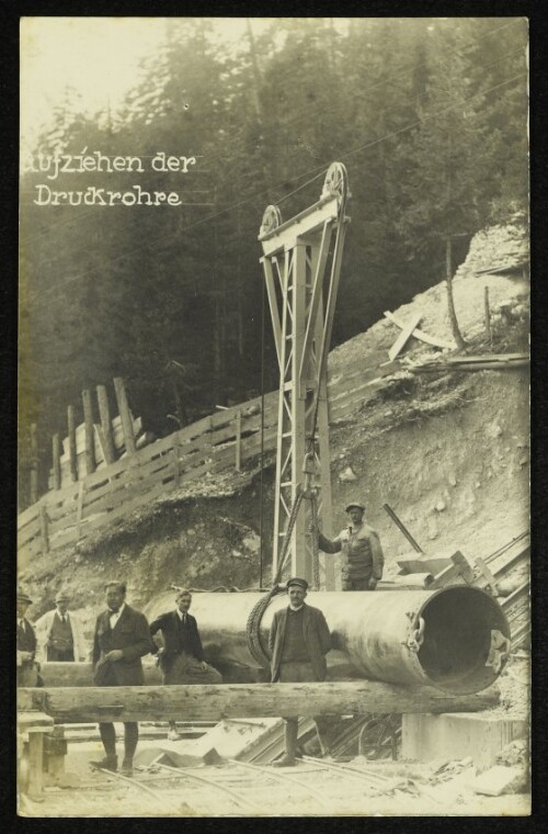 Aufziehen der Druckrohre