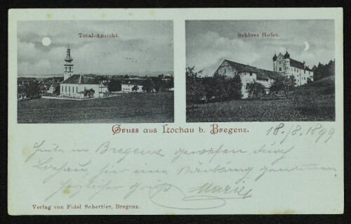 Gruss aus Lochau b. Bregenz : Total-Ansicht : Schloss Hofen