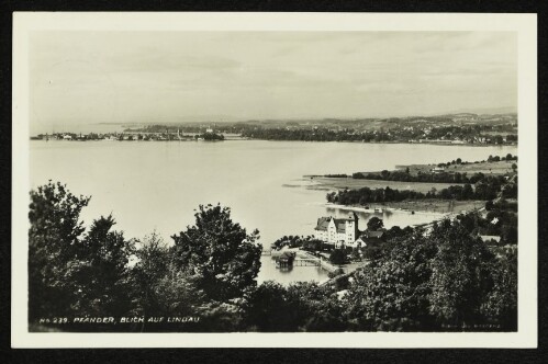 Pfänder, Blick auf Lindau