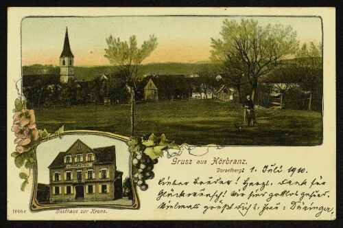 Gruss aus Hörbranz. : Gasthaus zur Krone
