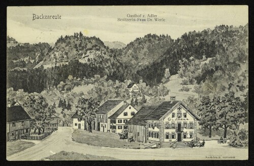 Backenreute : Gasthof z. Adler Besitzerin Frau Dr. Werle