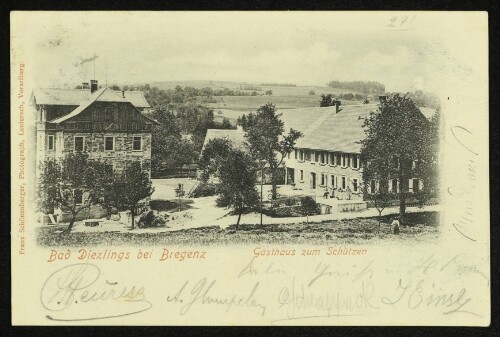 Bad Diezlings bei Bregenz : Gasthaus zum Schützen