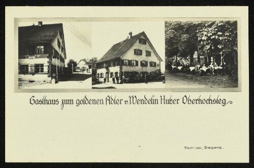Gasthaus zum goldenen Adler von Wendelin Huber, Oberhochsteg