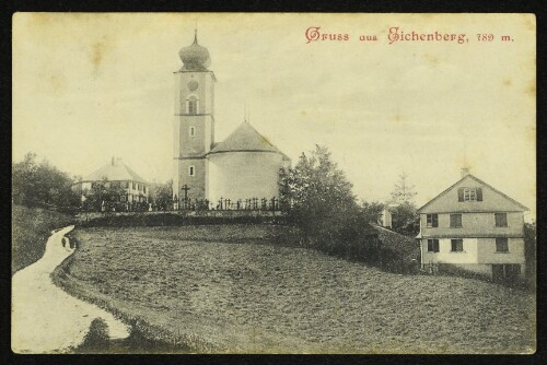 Gruss aus Eichenberg, 789 m.
