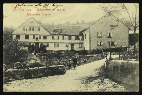 Gruss aus Eichenberg, 789 m : Gasthaus Krone.