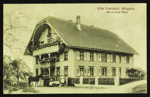 Villa Eienbach, Möggers, 950 m über Meer