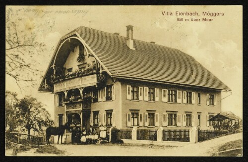 Villa Eienbach, Möggers 950 m über Meer