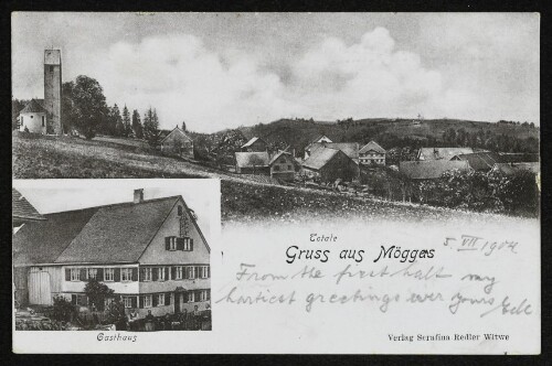 Gruss aus Möggers : Totale : Gasthaus