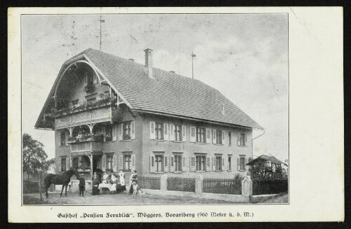 Gasthof  Pension Fernblick , Möggers, Vorarlberg (960 Meter ü. d. M.)