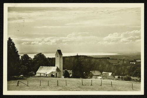 Höhenluftkurort Möggers/Vorarlberg : Blick zum Bodensee