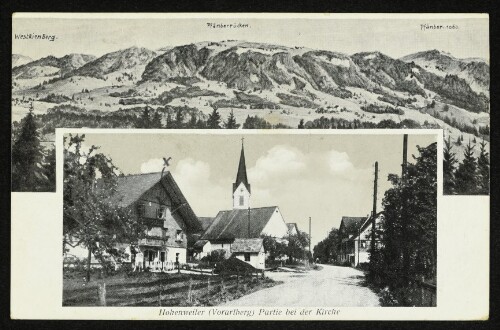 Hohenweiler (Vorarlberg) Partie bei der Kirche