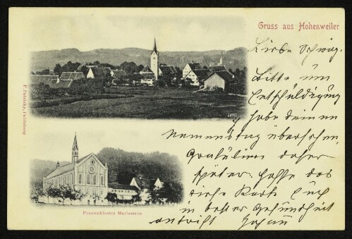 Gruss aus Hohenweiler : Frauenkloster Mariastern