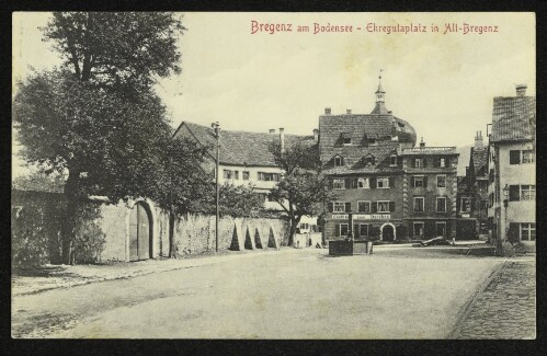 Bregenz am Bodensee - Ehregutaplatz in Alt-Bregenz