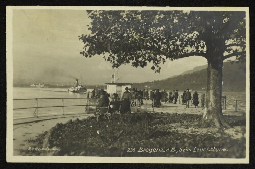 Bregenz a. B., beim Leuchtturm