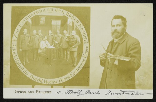 Gruss aus Bregenz. v. Adolf Pooch Kunstmaler