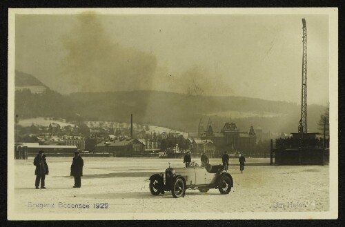 Bregenz Bodensee 1929 - Im Hafen