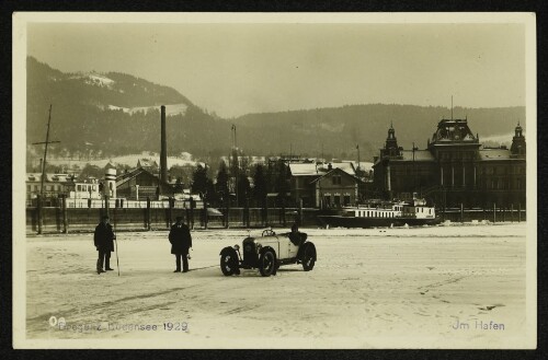 Bregenz Bodensee 1929 : Im Hafen