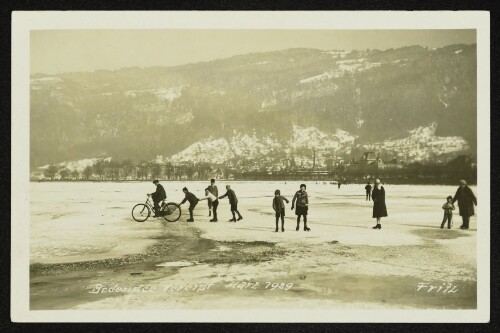 Bodensee vereist März 1929