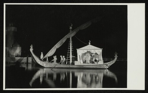 Bregenzer Festspiele - Spiel auf dem See, Szene auf einem orientalischen Boot