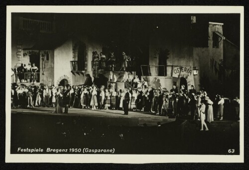 Festspiele Bregenz 1950 (Gasparone)